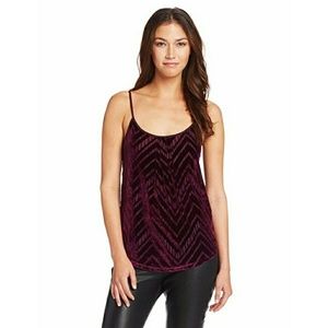 Lucky Brand Jasper Velvet Chevron Cami